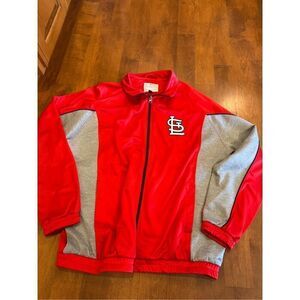 New without tags mens St. Louis cardinals zipper jacket size large
